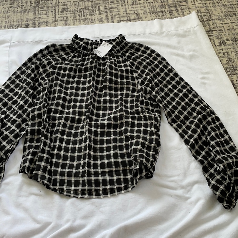 High neck blouse